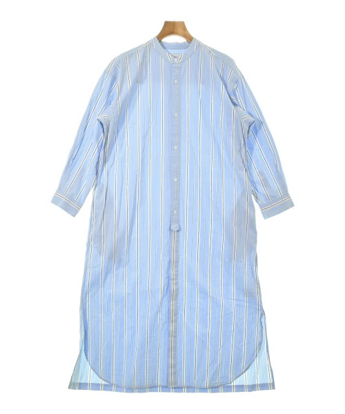 FORK&SPOON(フォークアンドスプーン)シャツワンピース 青 サイズ:1(S位)/2200633354329