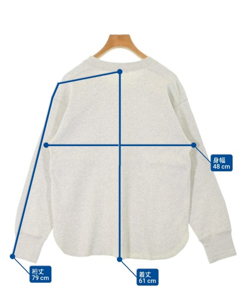 FORK&SPOON（フォークアンドスプーン）Tシャツ・カットソー グレー サイズ:1(S位) レディース/2200646864020