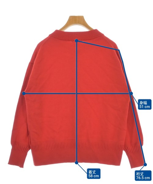 FORK&SPOON（フォークアンドスプーン）カーディガン 赤 サイズ:1(S位) レディース/2200648146056