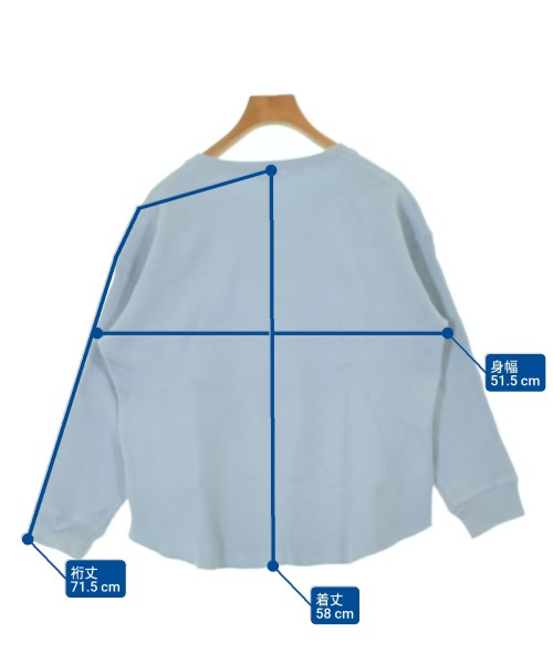 FORK&SPOON（フォークアンドスプーン）Tシャツ・カットソー 青 サイズ:ONE レディース/2200647320167