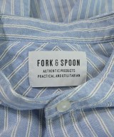 FORK&SPOON（フォークアンドスプーン）カジュアルシャツ 青 サイズ:1(S位) レディース/2200700524044