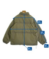 FORK&SPOON（フォークアンドスプーン）ダウンジャケット/ダウンベスト カーキ サイズ:1(S位) レディース/2200700229031