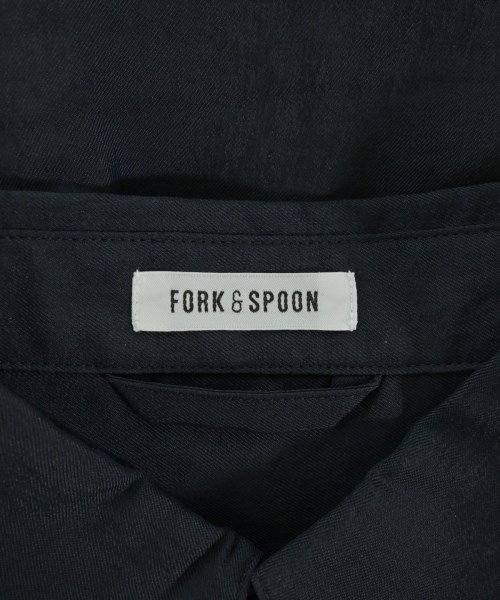 FORK&SPOON（フォークアンドスプーン）カジュアルシャツ 黒 サイズ:1(S位) レディース/2200701485092
