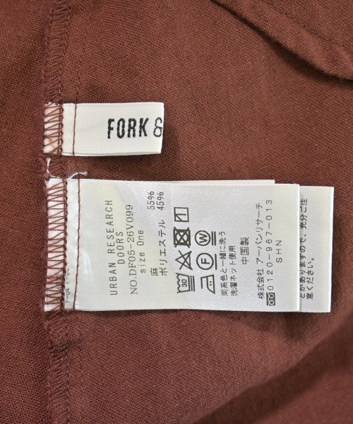 FORK&SPOON（フォークアンドスプーン）ワンピース 赤 サイズ:ONE レディース/2200706094039