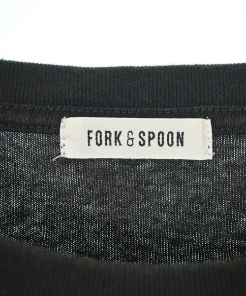 FORK&SPOON（フォークアンドスプーン）Tシャツ・カットソー 黒 サイズ:1(S位) レディース/2200702174100