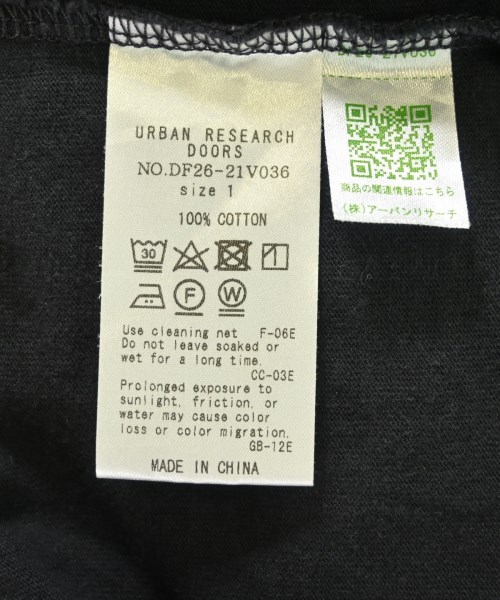 FORK&SPOON（フォークアンドスプーン）Tシャツ・カットソー 黒 サイズ:1(S位) レディース/2200702174100