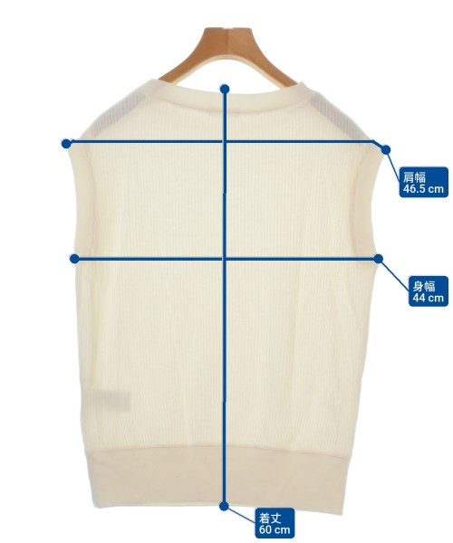 FORK&SPOON（フォークアンドスプーン）ノースリーブ 白 サイズ:1(S位) レディース/2200669189025