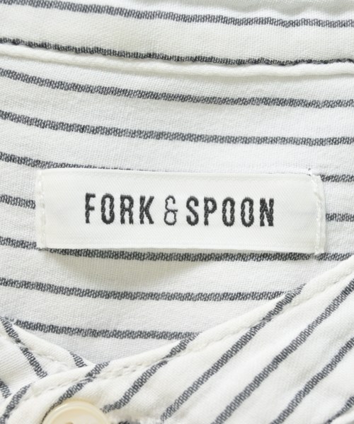 FORK&SPOON（フォークアンドスプーン）シャツワンピース 白 サイズ:2(M位) レディース/2200727879066