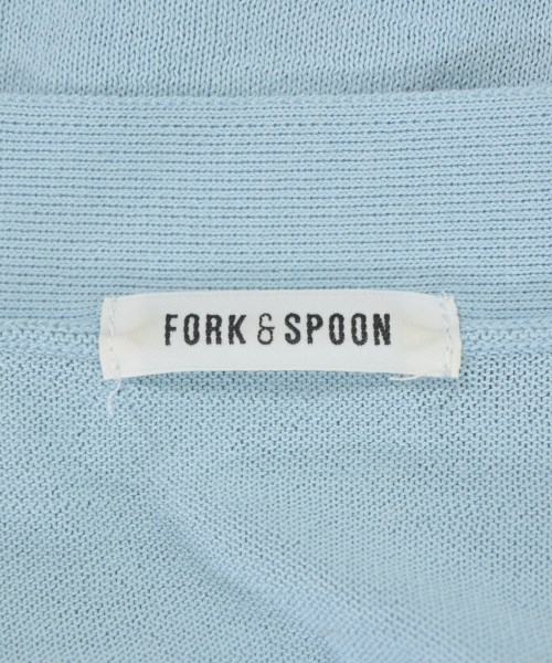 FORK&SPOON（フォークアンドスプーン）カーディガン 青 サイズ:1(S位) レディース/2200678542040