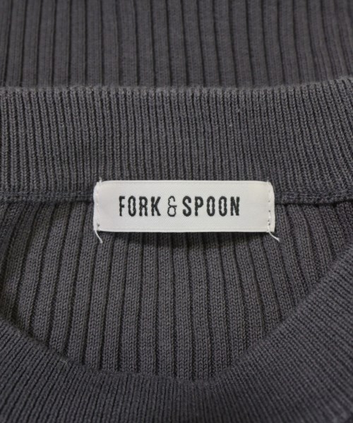 FORK&SPOON（フォークアンドスプーン）Tシャツ・カットソー グレー サイズ:ONE レディース/2200686126072