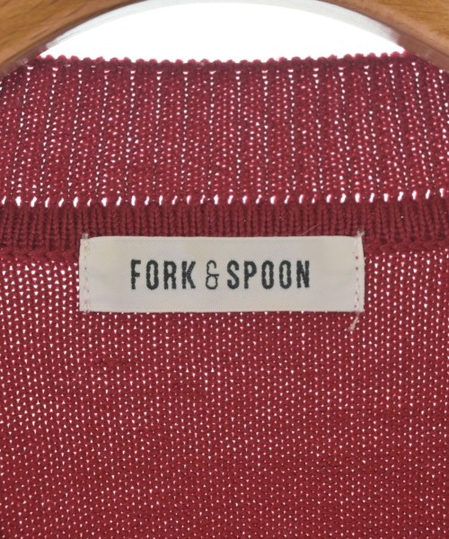 FORK&SPOON（フォークアンドスプーン）ニット・セーター 赤 サイズ:1(S位) レディース/2200684386041