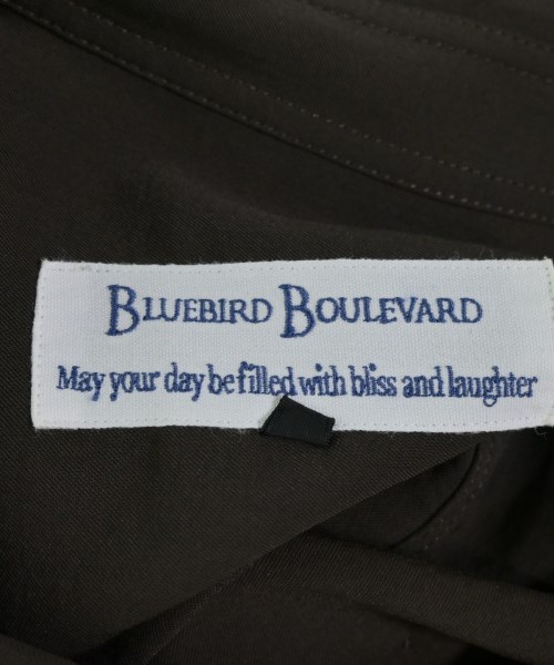 BLUEBIRD BOULEVARD（ブルーバードブルバード）シャツワンピース 茶 サイズ:M レディース/2200617766094