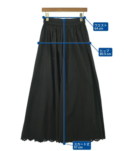 BLUEBIRD BOULEVARD（ブルーバードブルバード）ロング・マキシ丈スカート 黒 サイズ:F レディース/2200679737100