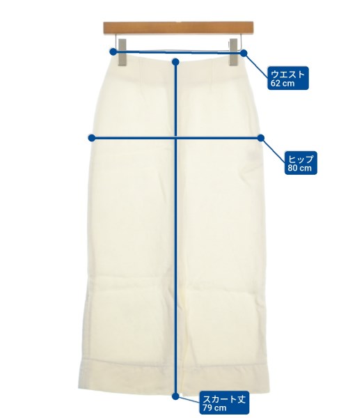 BLUEBIRD BOULEVARD（ブルーバードブルバード）ロング・マキシ丈スカート 白 サイズ:S レディース/2200662004066