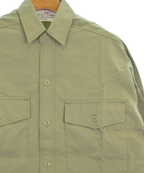 VOTE MAKE NEW CLOTHES（ヴォートメイクニュークローズ）カジュアルシャツ カーキ サイズ:XS メンズ/2200643321083