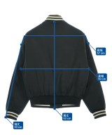 VOTE MAKE NEW CLOTHES（ヴォートメイクニュークローズ）スタジャン 黒 サイズ:ONE メンズ/2200630056011