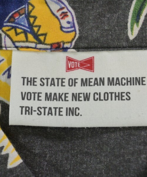 VOTE MAKE NEW CLOTHES（ヴォートメイクニュークローズ）カジュアルシャツ 黒 サイズ:F メンズ/2200644296038