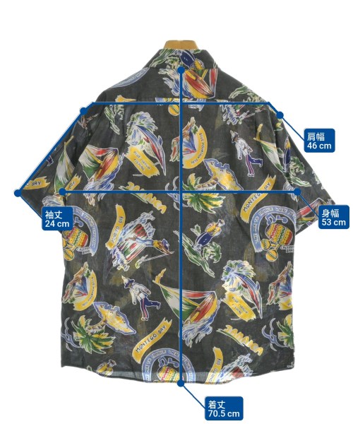 VOTE MAKE NEW CLOTHES（ヴォートメイクニュークローズ）カジュアルシャツ 黒 サイズ:F メンズ/2200644296038