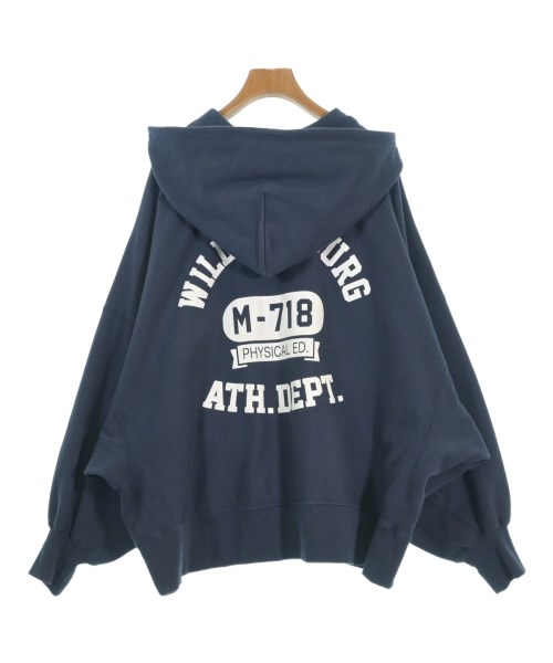 VOTE MAKE NEW CLOTHES（ヴォートメイクニュークローズ）パーカー 紺 サイズ:F レディース/2200671690090