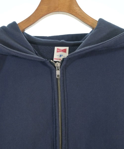 VOTE MAKE NEW CLOTHES（ヴォートメイクニュークローズ）パーカー 紺 サイズ:F レディース/2200671690090
