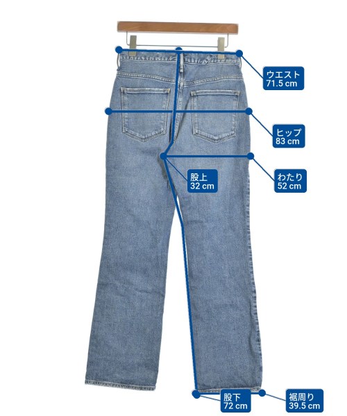 upper hights（アッパーハイツ）デニムパンツ 青 サイズ:24(S位) レディース/2200621359077