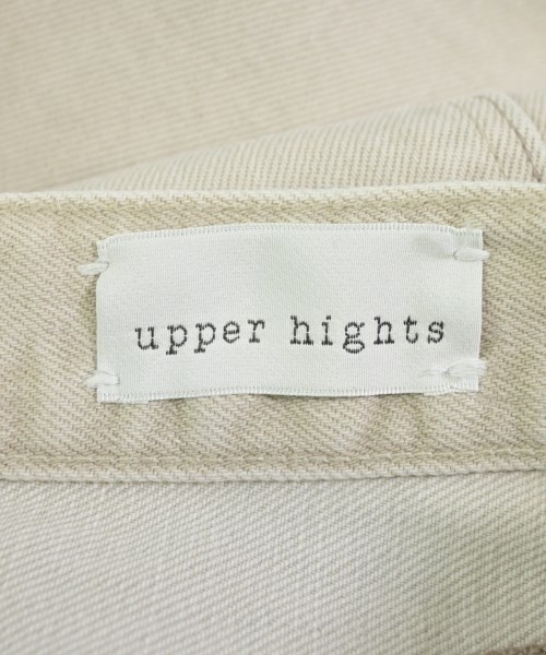 upper hights（アッパーハイツ）デニムパンツ ベージュ サイズ:23(XS位) レディース/2200629810051