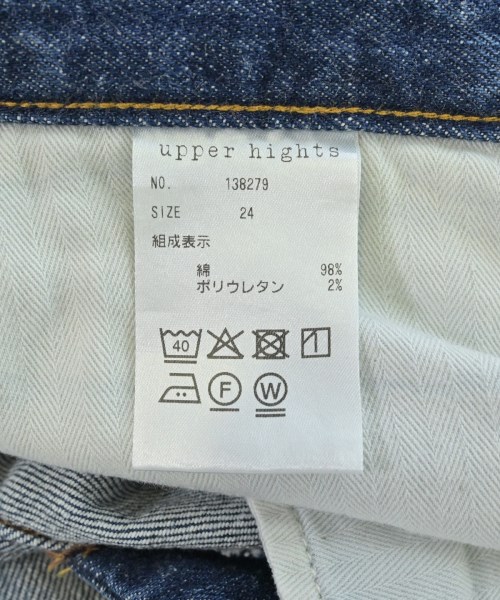 upper hights（アッパーハイツ）デニムパンツ 紺 サイズ:24(S位) レディース/2200637008143