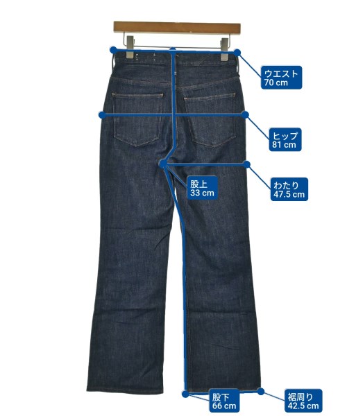 upper hights（アッパーハイツ）デニムパンツ 紺 サイズ:23(XS位) レディース/2200639360096