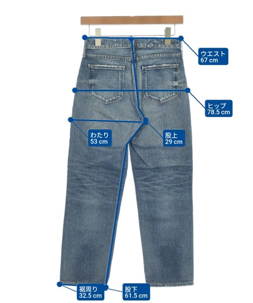 upper hights（アッパーハイツ）デニムパンツ 紺 サイズ:22(XS位) レディース/2200629458208