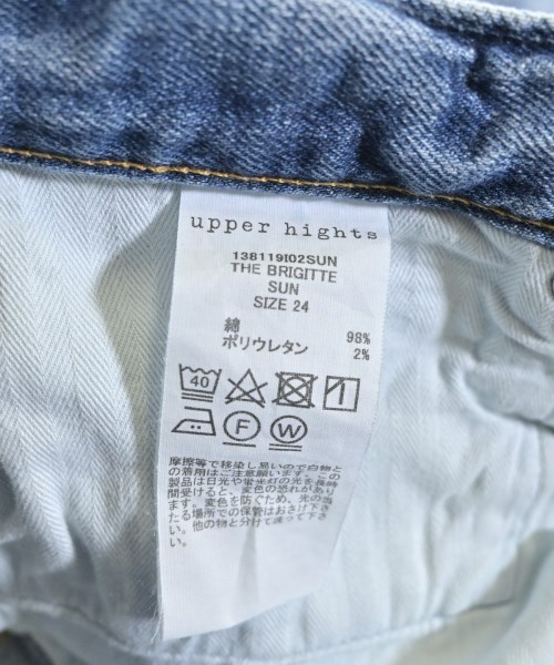 upper hights（アッパーハイツ）デニムパンツ 青 サイズ:24(S位) レディース/2200641672040