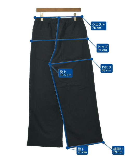 upper hights（アッパーハイツ）スウェットパンツ 黒 サイズ:27(M位) レディース/2200629422025