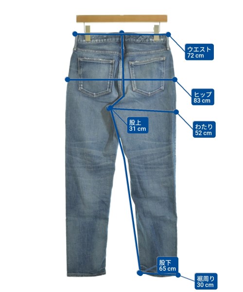 upper hights（アッパーハイツ）デニムパンツ 青 サイズ:25(M位) レディース/2200634989032
