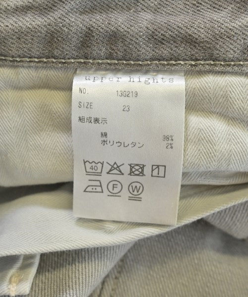 upper hights（アッパーハイツ）デニムパンツ グレー サイズ:23(XS位) レディース/2200632261031