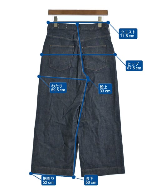 upper hights（アッパーハイツ）デニムパンツ 紺 サイズ:25(S位) レディース/2200635471130