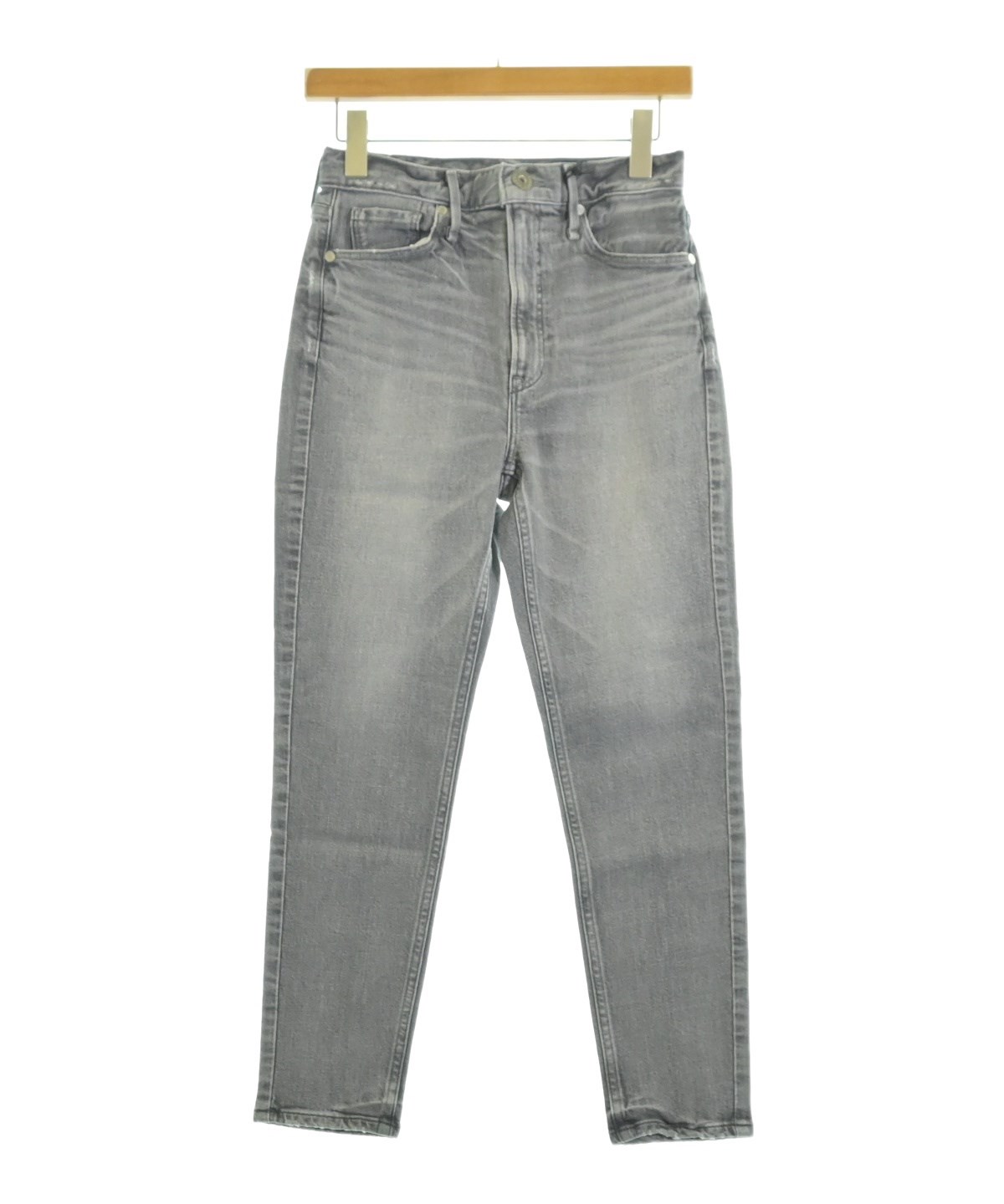 【美品】upper hights アッパー ハイツ デニム グレー 0サイズ upper hights（アッパーハイツ）デニムパンツ グレー サイズ:23(XS位