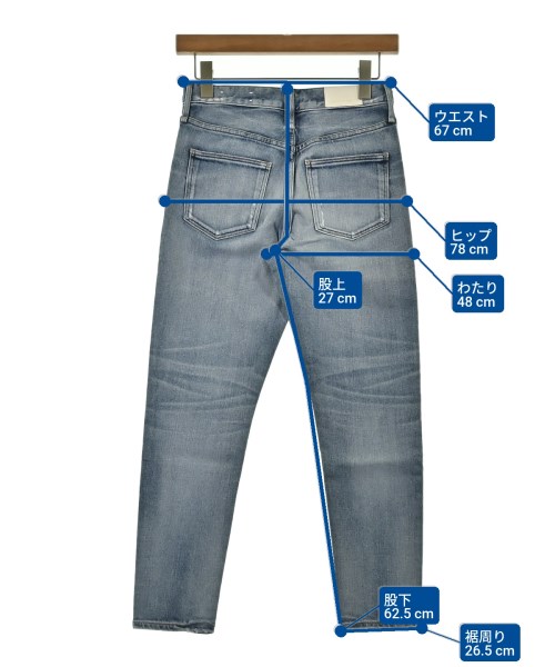 upper hights（アッパーハイツ）デニムパンツ 青 サイズ:22(XS位) レディース/2200644602136