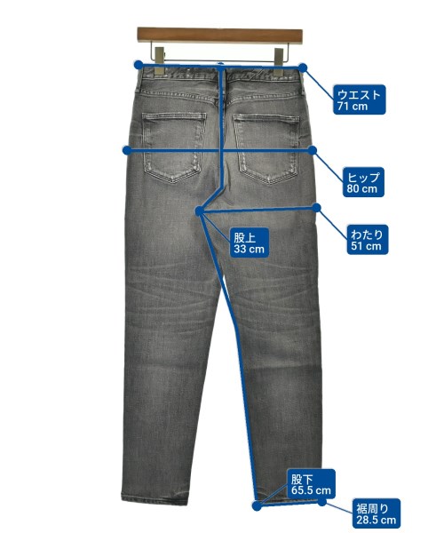upper hights（アッパーハイツ）デニムパンツ グレー サイズ:25(S位) レディース/2200644602150