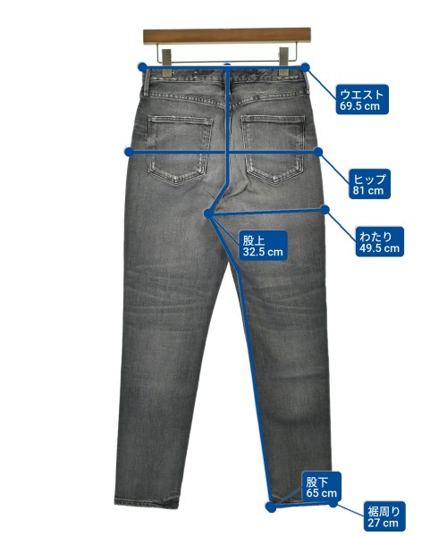 upper hights（アッパーハイツ）デニムパンツ グレー サイズ:24(S位) レディース/2200644602174