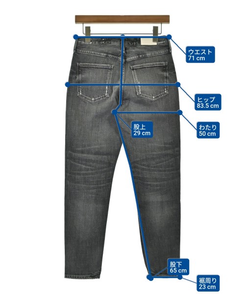 upper hights（アッパーハイツ）デニムパンツ グレー サイズ:24(S位) レディース/2200644602303