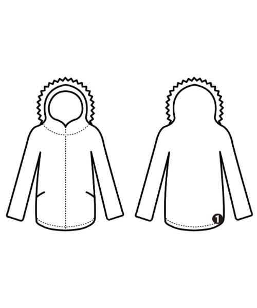 upper hights（アッパーハイツ）モッズコート 白 サイズ:2(M位) レディース/2200644743471