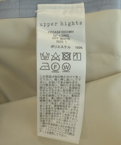 upper hights（アッパーハイツ）モッズコート 白 サイズ:1(S位) レディース/2200644744669