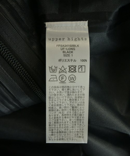 upper hights（アッパーハイツ）モッズコート 黒 サイズ:1(S位) レディース/2200644744690