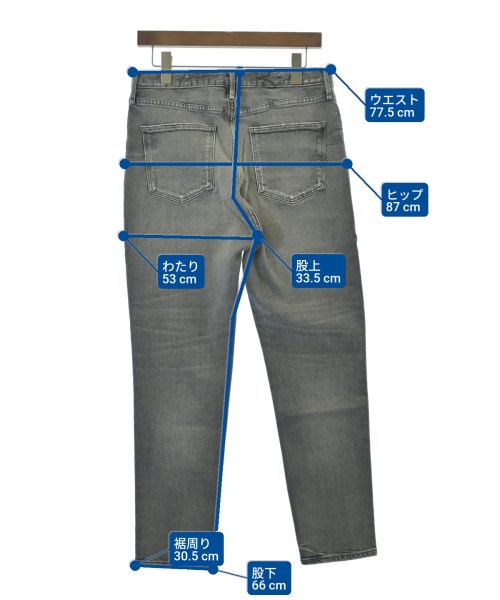 upper hights（アッパーハイツ）デニムパンツ グレー サイズ:27(M位) レディース/2200644744720