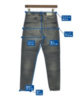 upper hights（アッパーハイツ）デニムパンツ グレー サイズ:22(XXS位) レディース/2200644744751