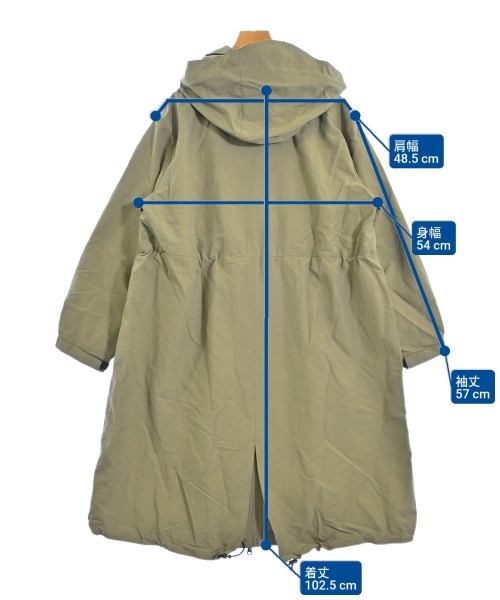 upper hights（アッパーハイツ）モッズコート カーキ サイズ:1(S位) レディース/2200644748490