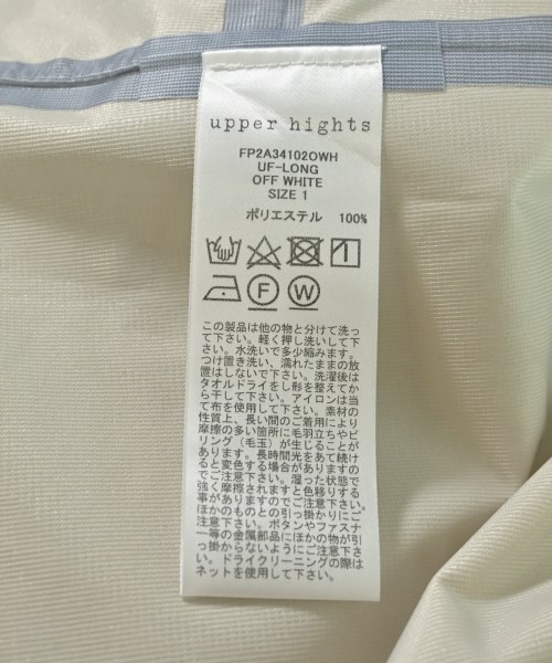 upper hights（アッパーハイツ）モッズコート 白 サイズ:1(S位) レディース/2200644763325