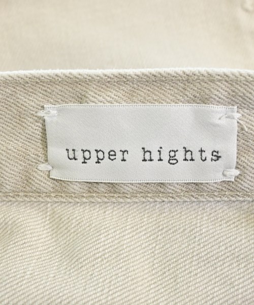 upper hights（アッパーハイツ）デニムパンツ ベージュ サイズ:22(XS位) レディース/2200622157047