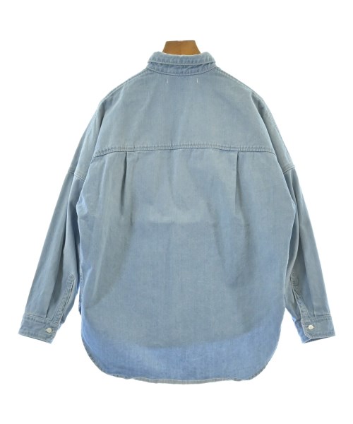 upper hights（アッパーハイツ）カジュアルシャツ 青 サイズ:0(XS位) レディース/2200614988178