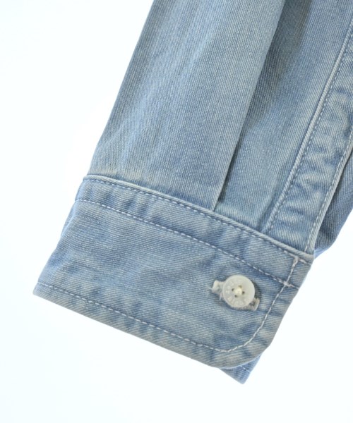 upper hights（アッパーハイツ）カジュアルシャツ 青 サイズ:0(XS位) レディース/2200614988178