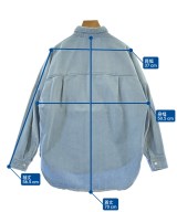 upper hights（アッパーハイツ）カジュアルシャツ 青 サイズ:0(XS位) レディース/2200614988178